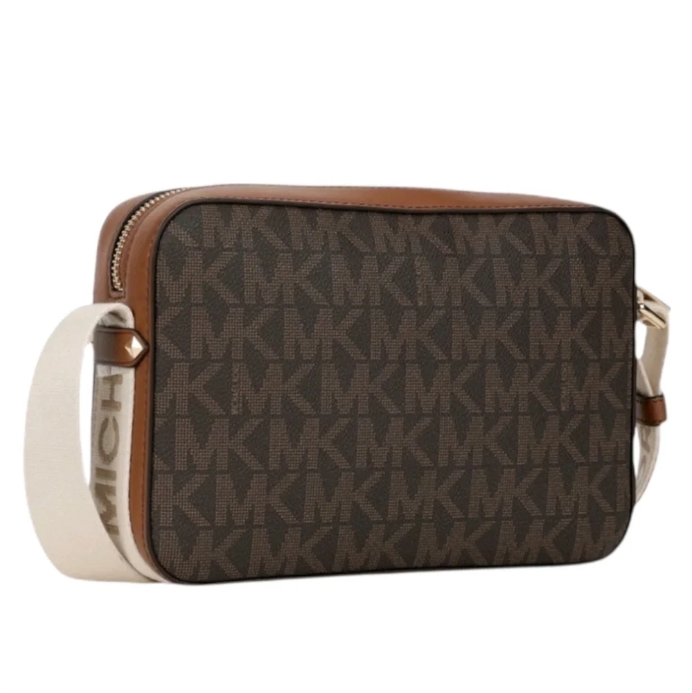 Michael Kors Jet Set Crossbody Logo Gift Box Set - Brown/Luggage *NWT* MSRP $198 - Picture 4 of 11
